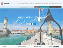 Tablet Screenshot of hotel-helvetia.com