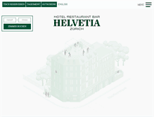 Tablet Screenshot of hotel-helvetia.ch
